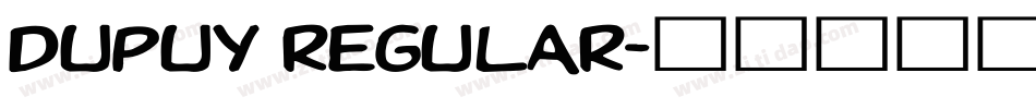 Dupuy Regular字体转换